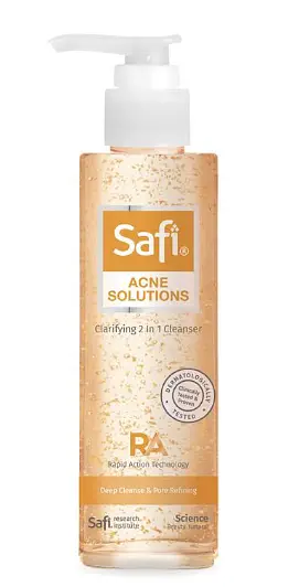 Safi 2 in 1 cleanser and toner oil control and acne sales